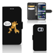 B2Ctelecom Samsung Galaxy S7 Leuk Hoesje Giraffe | Portemonnee hoesje