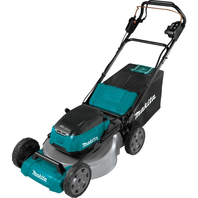Makita DLM532PT4 - Accu Grasmaaier - 53cm - 2x18V - 5.0Ah - Zwart/Blauw