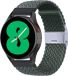 By Qubix Qubix Braided Nylon Smartwatch Bandje 22mm Donkergroen Geschikt voor Garmin Forerunner 970 / 570 (47mm) / 255
