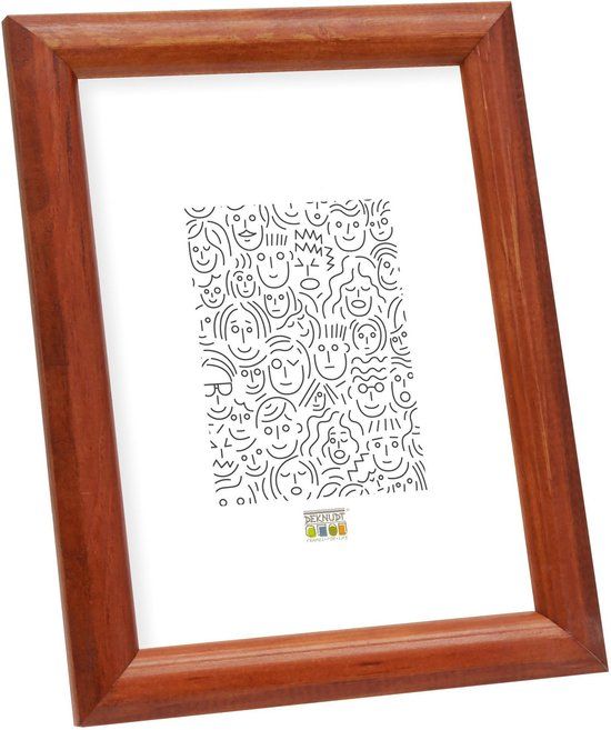 Deknudt Frames Fotolijst - bruin - 18x24cm - Hout