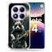 Cokitec Versterkte hoes voor Xiaomi Redmi Note 14 Pro 5G Muziek Rock Konijn