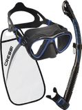 Cressi Quantum Itaca Ultra Dry Snorkelset Zwart