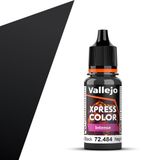 Vallejo Hobbyverf Acrylverf - 72484 Xpress Color - Hospitallier Black - 18 ml