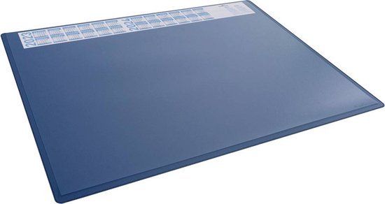 Durable 722307 Bureau onderlegger 4-jaarskalender Donkerblauw, Transparant (b x h) 65 cm x 50 cm