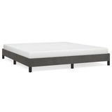 vidaXL Bedframe 180x200 cm Donkergrijs