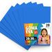 OFITURIA EVA-rubber voor school- en creatieve projecten, kleurrijke schuimplaten voor doe-het-zelfprojecten, kunst, kinderdecoratie, scrapbooking, kunsthandwerk, 20 x 30 cm (lichtblauw, 20 stuks)