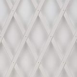 Treplas Wit Uittrekbaar Hekwerk PVC 1,00 x 2 m