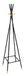 WENKO Staande garderobe met vier haken loft, bamboe, 42 x 170 x 42 cm