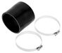 Tuyau en silicone 4 couches - Diamètre intérieur 76 mm - Épaisseur 5 mm - Noir