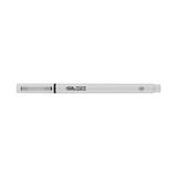 Winsor & Newton 7001022 Pigment liner voor exacte lijnen en contouren, hoge kwaliteit, pigmentinkt, documentecht, lichtecht - 0.8mm, Black