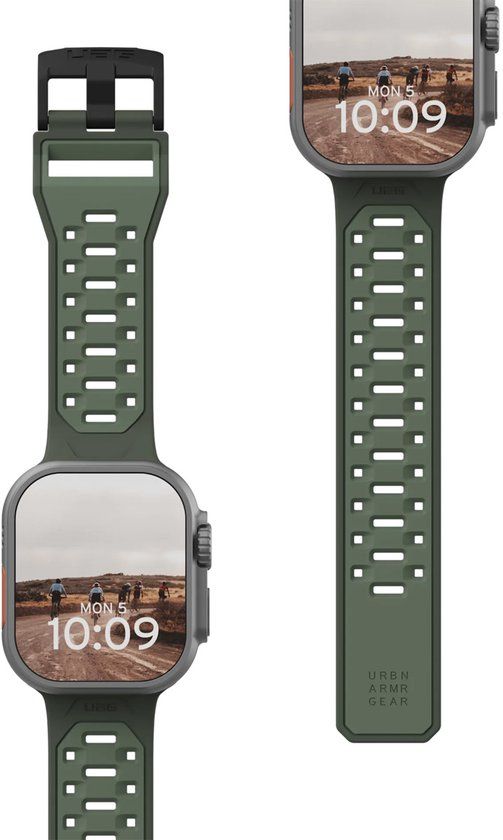 UAG Civilian Strap voor de Apple Watch | 44/45/46/49 mm - Olive Drab