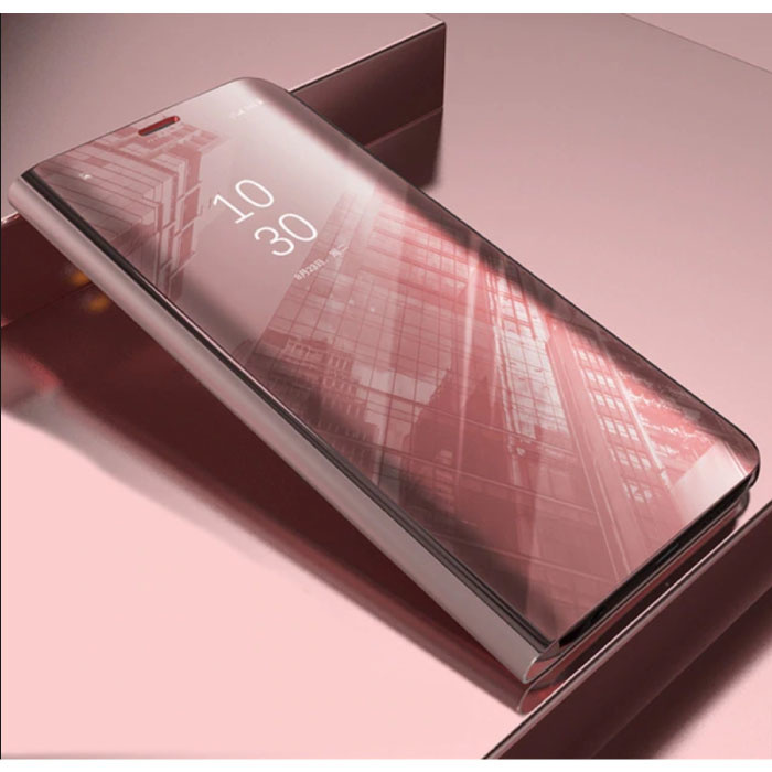 Stuff Certified Huawei Honor 9X Smart Spiegel Flip Case Cover Hoesje Roze