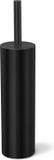 ZACK Tubo Toiletborstelset - Staand - Zwart - RVS - 9x40.5 cm
