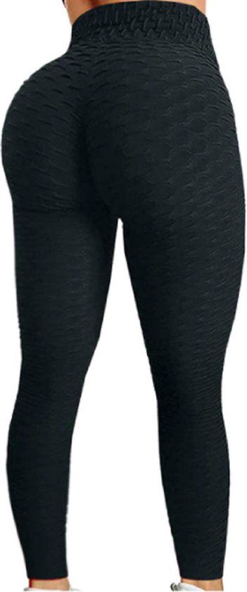 Miresa Sexy Sportleggings - Fitness & Yoga Leggings - Zwart - Maat S