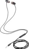 Renkforce RF-IE-JH01 In Ear headset Telefoon Kabel Zwart Afstandsbediening