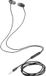 Renkforce RF-IE-JH01 In Ear headset Telefoon Kabel Zwart Afstandsbediening