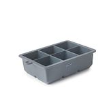 Lacor - 63339 ijsblokjesvorm van siliconen, Ice XL, 6 grote vierkante blokjes, flexibel, BPA-vrij, 4,5 x 4,5 cm