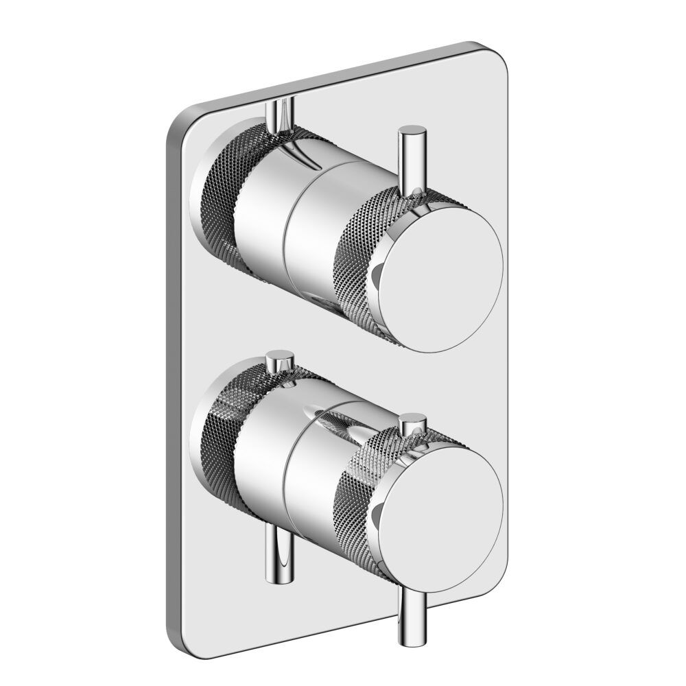 Wiesbaden Nala Inbouw Douchethermostaat 2-Weg Chroom