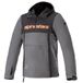 Alpinestars Sherpa Hoodie Black Tar Gray Red Fluo, Taille: XL