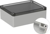 TRU COMPONENTS TC-9065492 Outdoorbehuizing 200 x 150 x 75 Polycarbonaat Grijs-wit (RAL 7035)