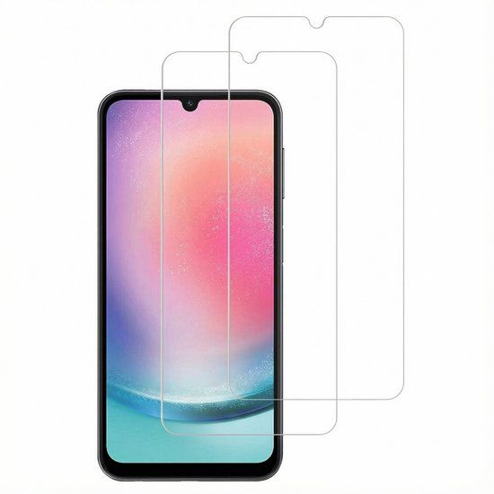 Accezz Screen Protector - 2 Pack Glass Screenprotector - Geschikt voor Samsung Galaxy A25 (5G)