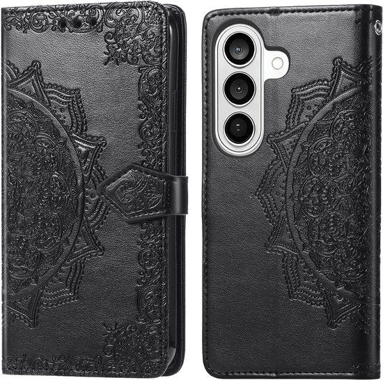imoshion Hoesje - Geschikt voor Samsung Galaxy S26 - Mandala Bookcase - Zwart