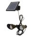 RexTech Solar Tuinverlichting - Wandspot Heads - 2 Spots - Zwart - Zonne-energie