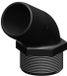 Trudesign Coude 2'' 120º 50 Mm Zwart Polyester