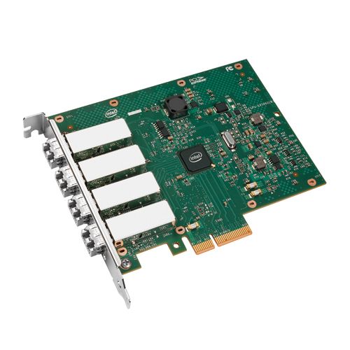 Intel E1G44HF Network Adapter - Fiber - 4x RJ-45