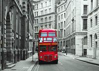 Fotobehang FTNm2614 Photomurals London bus
