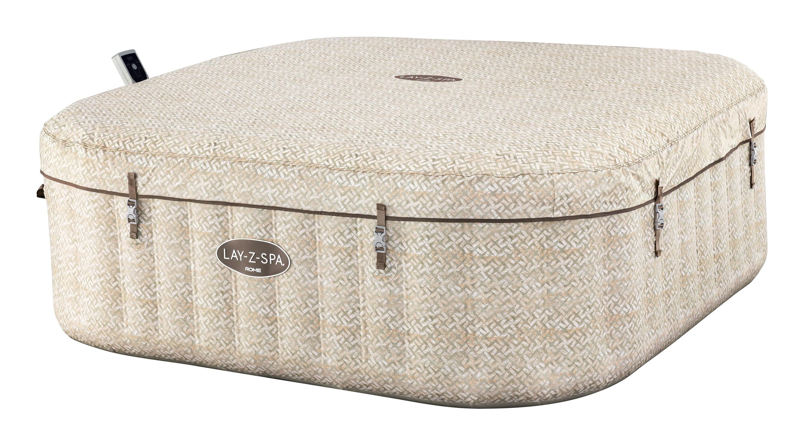 Bestway Lay-Z-Spa Rome Energy-Efficient Smart AirJet Opblaasbare Spa met App Bediening 5-7 Personen
