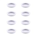 WAGNER QuickClick® Kunststofglijders Meubelglijders vervanging I set van 8 vervangingsglijders verwisselbaar - kunststof HYPER SLIM - Ø 20 mm - voor base Ø 20 mm - Made in Germany - 15793100