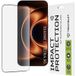 Techsuit Film de protection d'écran pour Xiaomi 17 Ultra, Verre trempé, Full Glue, 111D, Noir