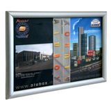 Alubox 1007631 Bc 2 prikbord 2 vellen A4, zilver met