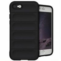 iMoshion EasyGrip Backcover - iPhone SE (2022/2020) / 8 / 7 Hoesje - Zwart