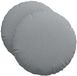 vidaXL Coussin de siège 2 pièces Tissu Gris clair Ø50 x 19 cm