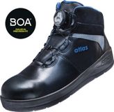 Merkloos Atlas Thermotech 9800 Asfaltschoenen S3 Heren Leer Wol Stalen Neus Waterdicht Nitril Zool