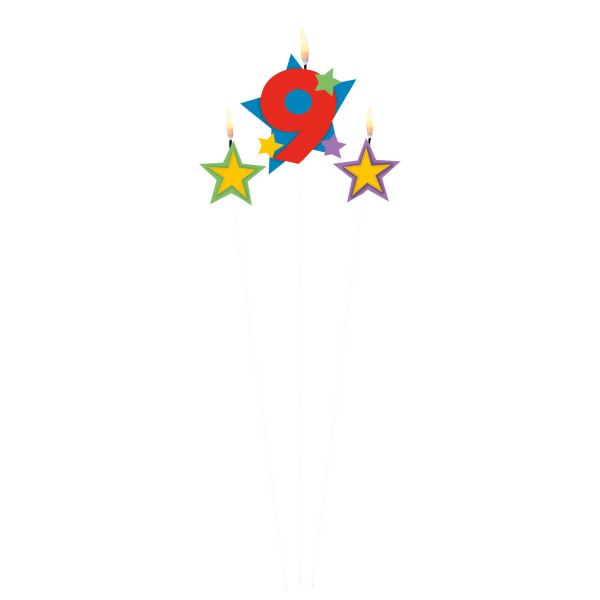 Amscan Verjaardagskaarsjes - 12 stuks