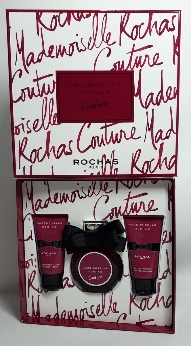 ROCHAS PARIS Rochas - Mademoiselle Rochas Couture - Gift Set - 50 ml Eau de Parfum Spray - 50 ml Shower Gel - 50 ml Body Lotion - Moederdag Cadeau Tip !!