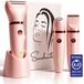Sansbeauté Rasoir pour femme 3-en-1 - Édition Rose - Rechargeable par USB