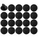 cyclingcolors 20 x afdekdoppen kunststof blinde boring 8 mm langwerpige stoppen afdekstoppen afdekking meubels, zwart