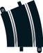 Scalextric Radius 3 22,5° x 2