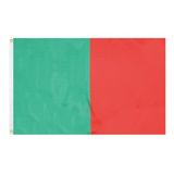 AZ FLAG Vlag Groen en rood Ierse county 90x60 cm Polyester 100D 2 Ringen