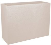 EDA Bloembak Plantenbak 46 liter - 78,5 x 29,5 cm - Hoogte 60 cm - Beige