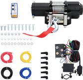 vidaXL Treuil électrique, 12V, 4500 lbs (2040 kg), avec télécommande