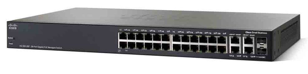 Cisco SG350-28 - Switch - Zwart