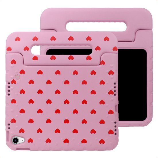 imoshion Tablet Hoes - Geschikt voor Apple iPad 11 2025 A16 / iPad 10e generatie (2022) 10.9 inch - Kidsproof Design Backcover met handvat - Roze