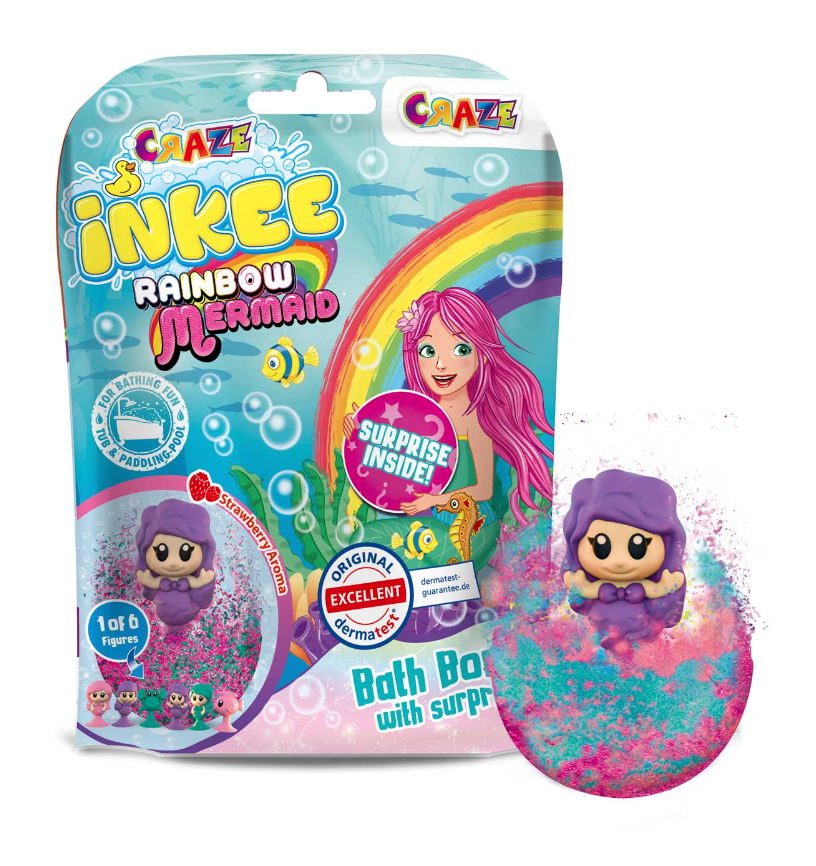 Craze INKEE - Surprise Bath Bomb Mermaid