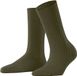 FALKE Cosy Wool Boot eenkleurig wol sokken dames groen - maat 35-38