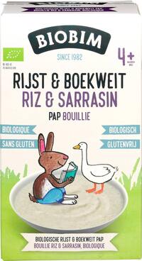 Biobim Baby Rijst & Boekweit 4 maanden (200 gram)